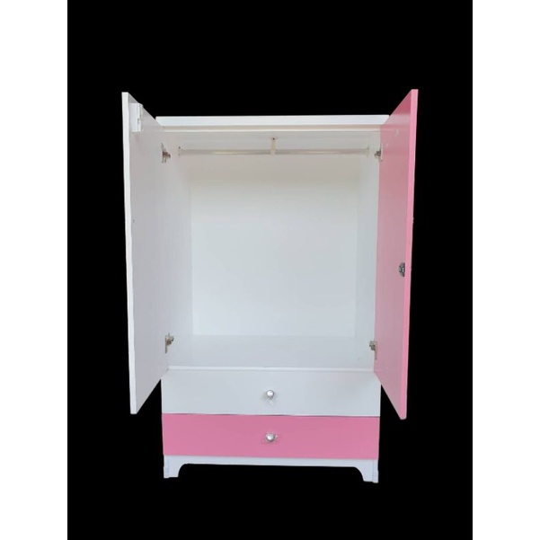 ตู้เสื้อผ้า ไม้MDFผิวกันน้ำ สไตล์มินิมอล ใส่ได้ทั้งเด็กและผู้ใหญ่ ตู้เสื้อผ้าเอนกประสงค์ กว้าง80cm.ลึก48cm.สูง130cm. - รูปที่ 5