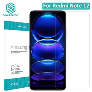 Nillkin กระจกนิรภัยกันรอยนิ้วมือ กันรอยขีดข่วน กันแสงสะท้อน H+ Pro 9H สําหรับ Redmi Note 12 4G 5G