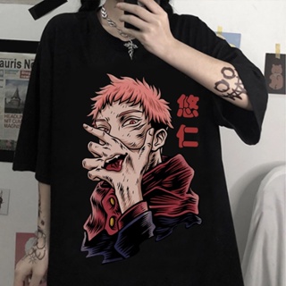 Cool Itadori Yuji Print Summer T-Shirt Short Sleeve Jujutsu Kaisen Print Men Women Casual Sportswear_02