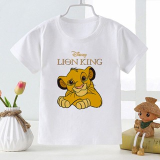 เสื้อยืด พิมพ์ลาย The Lion King Boys Simba สําหรับผู้ชาย