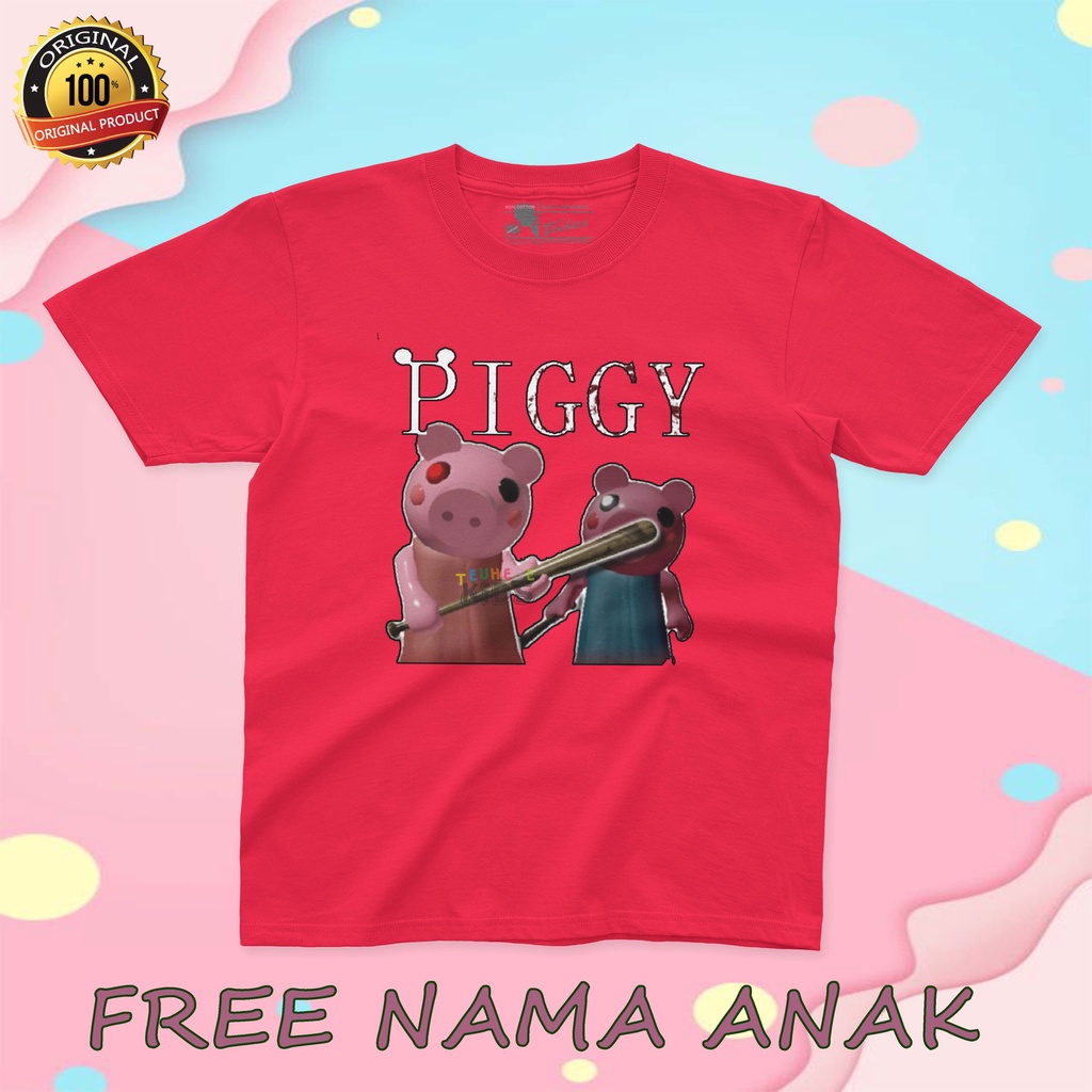 เสื้อยืด Roblox PIGGY CHILDRENS, COTTUN MATERIAL