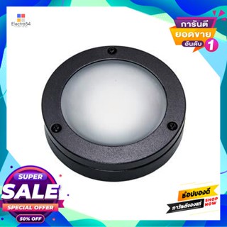 Wall โคมไฟผนังภายนอกอลูมิเนียม (LED 3 W) WW W.L.LIGHTING รุ่น WL-5513-3W/30K(BK) ขนาด 5.5x10x14 ซม. สีดำAluminum Outdoor