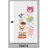 ฟิล์มไฮโดรเจลหลัง พื้นใสลายการ์ตูน T@1   3 ชั้น 12x18 ซม Skin case สำหรับร้านค้าที่มีเครื่องตัดฟิล์ม