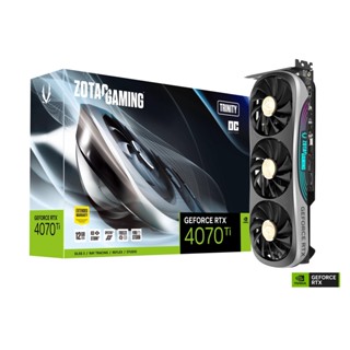 ZOTAC GAMING GEFORCE RTX 4070 Ti TRINITY OC 12GB GDDR6X (3Y) CR6-001385 การ์ดจอ