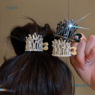 Fancyqube กิ๊บติดผมหางม้า รูปหางปลาฉลาม ป้องกันการหย่อนคล้อย สําหรับผู้หญิง