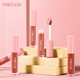 PINKFLASH Velvet Matte Moisturize Lip Gloss Liquid Lipstick Waterproof Long Lasting Nude Lipstick Tubes Women Red Lip Tint Beauty Cosmetic