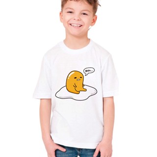 Sushi Gudetama Lazy Egg Kawaii Kid T Shirt Gudetama Funny Print Children T-shirt Baby Boys Girls Summer Cute Tshirt_07