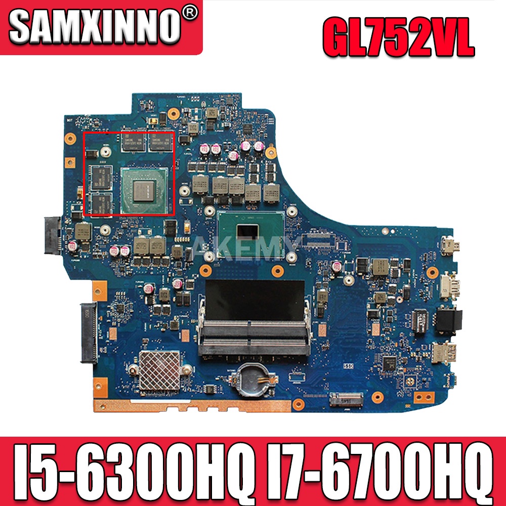 wec 000+GL752VL Laptop Motherboard For ASUS ROG GL752VW GL752V GL752
