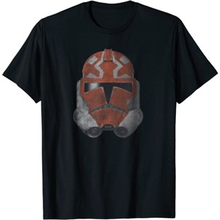 เสื้อยืด พิมพ์ลาย Star Wars The Clone Wars 332nd Ahsoka Trooper สําหรับผู้ชาย_04