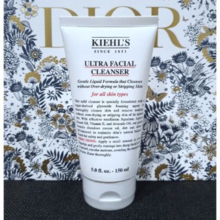 คลีนเซอร์ทำความสะอาดผิวหน้า ไซส์จริง แท้💯%Kiehls Ultra Facial Cleanser For All Skin Type 150 ml. มีฉลากไทย