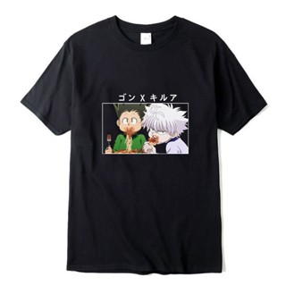 Kunio-Fashion Printed T-Shirt Hunter X Killua Zoldyck Short Sleeve_02