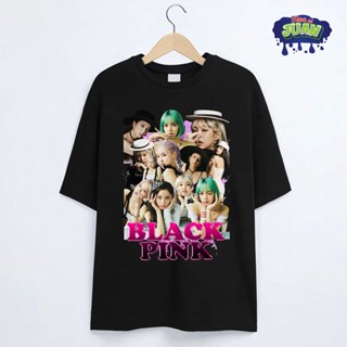 เสื้อยืดคอกลมเสื้อยืดแฟชั่น BORN PINK BLACK PINK Shirt/Tshirts/Tees Unisex CODS-4XL