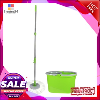 SPIN ชุดอุปกรณ์ถังปั่นพร้อมไม้ม็อบ SCOTCH-BRITE DUO WASH สีเขียวSPIN BUCKET AND MOP SET SCOTCH-BRITE DUO WASH GREEN