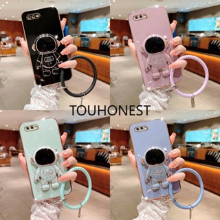 เคส Oppo A5 เคส Oppo A3S เคส Oppo A9 เคส Oppo A12E เคส Oppo A1K Case Oppo A16 A16S Case Oppo A54S Case Oppo A17 F9 Case Oppo F11 Pro Case Oppo A71 Case Oppo A7X A91 Silicone Protect 3D New Astronautstand With Ring Phone Case ซิลิโคน ลายนักบินอวกาศ