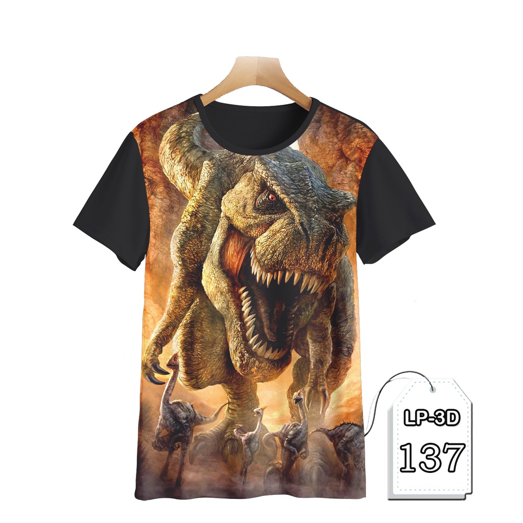 3d พิมพ์ไดโนเสาร์เสื้อผ้าสําหรับเด็กและผู้ใหญ่การ์ตูน TV Animation LP3D-137

