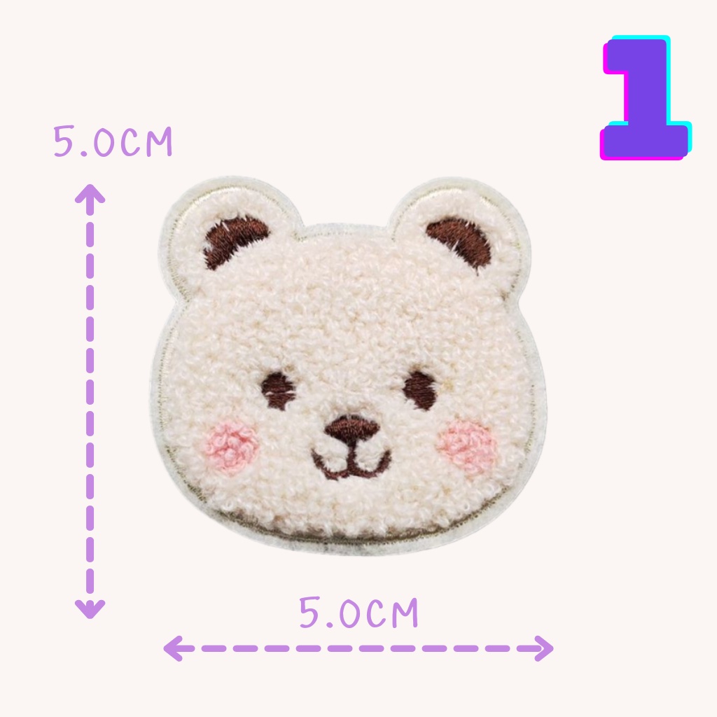 10บาททุกชิ้น  DIY:ตัวรีดติดเสื้อ ตัวรีด กระต่าย หมี แมว ขนปุย ใช้เตารีดรีดติดลงผ้าได้เลยง่ายมากๆๆๆค่ะ