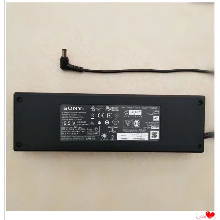 Sony 19.5V8.21A LCD TV power adapter ACDP-160D01 ACDP-160E01 สายชาร์จ 160W