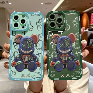 Compatible With Samsung Galaxy J4 J5 J6 J7 J8 Core Pro Plus Prime 2018 2017 2015 J4+ J6+ เคสซัมซุง สำหรับ Case Cartoon Violent Bear เคส เคสโทรศัพท์ เคสมือถือ Full Cover Shockproof Cases