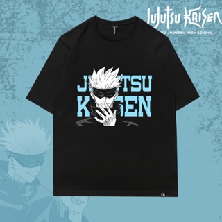 EU Size  Men T Shirt Jujutsu Kaisen Yuji Itadori Tops Japan Style Anime Manga Summer Black Short Sleeved Tshirt Wom_02