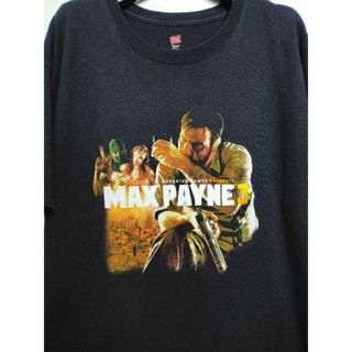 เสื้อยืด มือสอง งานเกมส์ Max Payne 3 อก 44 ยาว 28