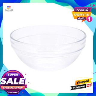 Glass ชามแก้วทรงกลม Kassa Home รุ่น W03 ขนาด 4.8 นิ้ว ใสround Glass Bowl  Home W03 Size 4.8 Inch Clear