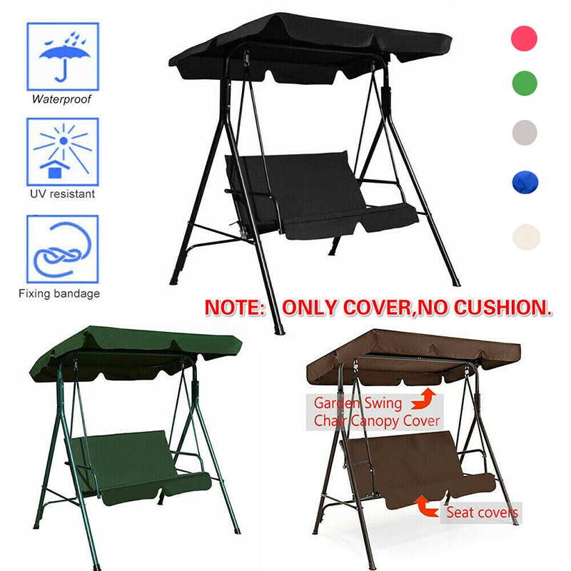 ผ้าคลุมหลังคา กันน้ํา ทนทาน แบบเปลี่ยน สําหรับที่นั่งชิงช้าในสวน