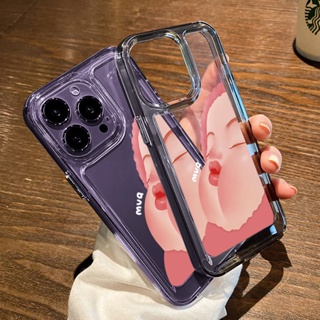 เคสโทรศัพท์มือถือซิลิโคน TPU ใส แบบนิ่ม กันกระแทก สําหรับ IPhone 14 11 13 12 Pro XS Max X XR 7 8 6S Plus