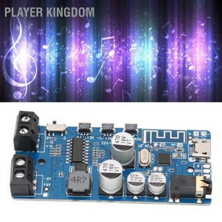 Player kingdom บอร์ดเครื่องขยายเสียงบลูทูธ 2x5W เอาต์พุตพลังงานคู่ DIY Bluetooth 5.0 โมดูลรับสัญญาณสเตอริโอ