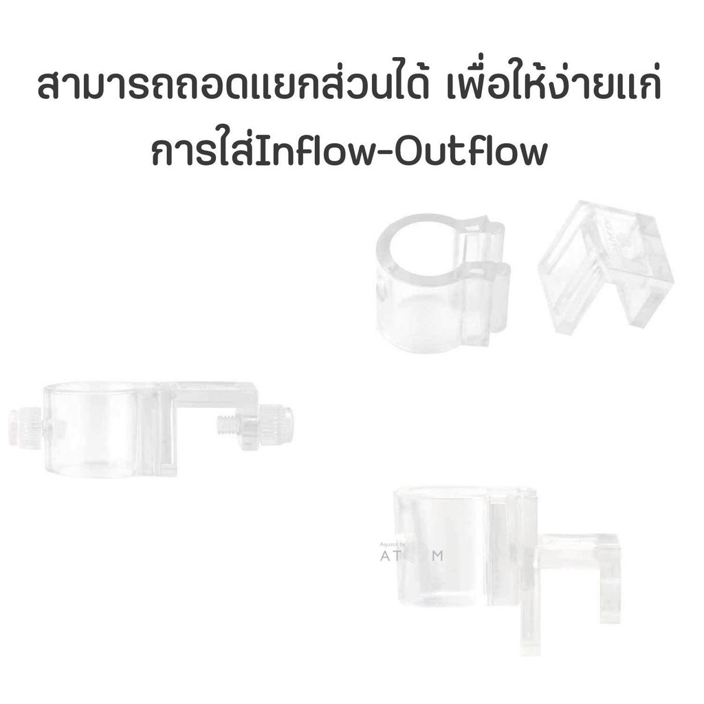 (พร้อมส่ง) ตัวล็อค ตัวยึด Inflow-Outflow (Aquapro) ตัวยึดอินโฟลว์-เอ้าโฟลว์ ขนาดเล็ก