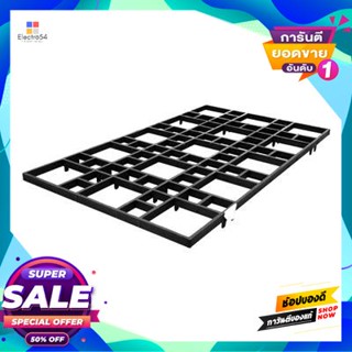 Black ตะแกรงพลาสติกดำ 15 ช่อง PNP ขนาด 3.5 นิ้ว สีดำ Black plastic grid, 15 channels, PNP, size 3.5 inches, black