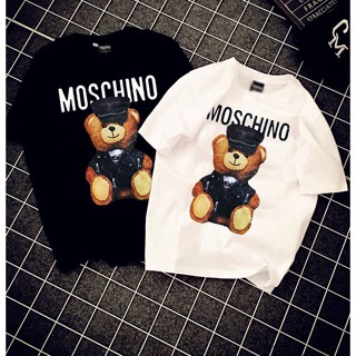 Summer Couple Models Classic Police Bear Short-sleeved Bear T-shirt Tops Clothes Short-sleeved T-shirts Clothes Rou_02