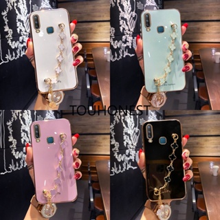 เคส Huawei Nova 6 SE เคส Huawei Mate 10 Pro เคส Huawei Y6P Case Huawei Y8P 2020 Soft Cute Clover Grass Pendant Phone Case เคสโทรศัพท์ จี้หญ้าสี่แฉก แบบนิ่ม น่ารัก