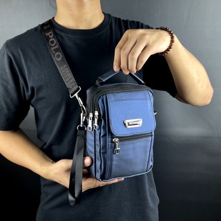 Tas Men Tas Selempang เสื้อโปโล Amstar กันน้ํา 8 นิ้ว สําหรับผู้ชาย