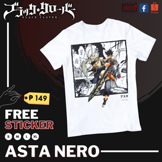 Beautiful Cheap Black Clover Printed T-Shirt_01