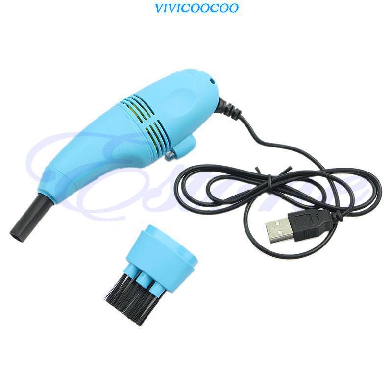 Vivi เครื่องดูดฝุ่น ไมโครคอมพิวเตอร์ คีย์บอร์ด USB ขนาดเล็ก แปรงปัดฝุ่น เครื่องดูดฝุ่นโน้ตบุ๊ก สําหรับพกพา De