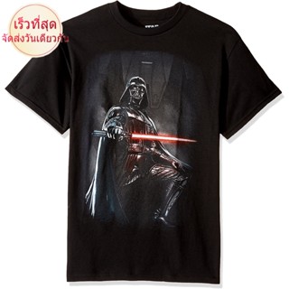 100%cotton เสื้อยืดผู้ชาย Star Wars Mens Light Piercer Short Sleeve T-Shirt men เสื้อ ยืด ผู้ชาย คอกลม โอเวอร์ ไซส_04