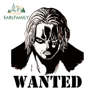 Earlfamily สติกเกอร์ One Piece ป้องกันรอยขีดข่วน ขนาด 13 ซม. x 11.7 ซม. สําหรับตกแต่งรถยนต์ DIY