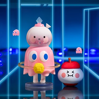 ✿POPMART PAC-MAN BOBO&amp;COCO Space อวกาศ กล่องตาบอด  สไตล์ที่เลือกได้ น่ารักตุ๊กตา ของเล่น