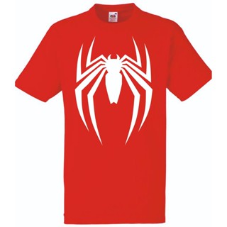 Spiderman T-Shirt Super Hero Video Games Tee Marvel Ps4 Pro Spider-Man Birthday Gift Red_04