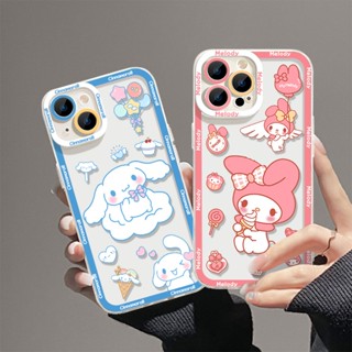 เคสโทรศัพท์ซิลิโคน TPU ใส แบบนิ่ม กันกระแทก สําหรับ iPhone 14 13 11 12 Pro Max XS XR X 8 7 6S Plus Mini