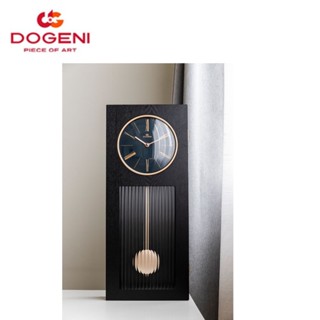 DOGENI นาฬิกาแขวน รุ่น WCW020BL นาฬิกาแขวนไม้ นาฬิกาดีไซน์เรียบหรู นาฬิกาลูกตุ้ม ร้าน Dekojoy