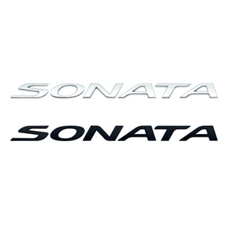 1 ชิ้น 3D SONATA ABS โลโก้รถตัวอักษรสติกเกอร์ด้านหลังกันชนประตูท้ายรถสติกเกอร์สัญลักษณ์ด้านหลังสติกเกอร์จัดแต่งทรงผมอุปกรณ์เสริม