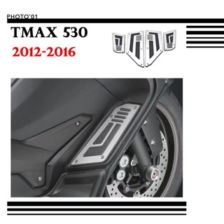 Psler แผ่นรองพักเท้า แผ่นวางเท้า ที่พักเท้า พื้นพักเท้าหน้า สําหรับ Yamaha TMAX530 TMAX 530 2012 2013 2014 2015 2016