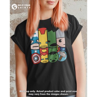 Marvel Mini Avengers Unisex Tshirt Black_03