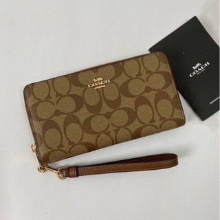 COACH  LONG ZIP AROUND WALLET ใบยาวหายาก