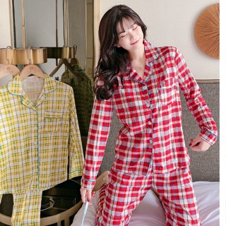 พร้อมส่ง ชุดนอนแขนยาว ผ้าไหม สําหรับผู้หญิง TWYJ
