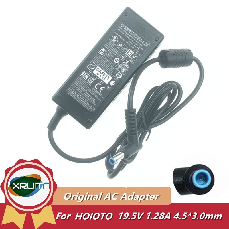 Hoioto AC DC Adapter Charger สําหรับ HP Monitor M22F M24F M27F แหล่งจ่ายไฟ ADS-25PE-19-3 19525E 19.5