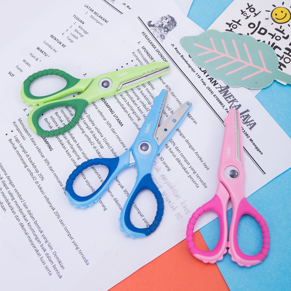 กรรไกรครอบพลาสติก Deli - E6071