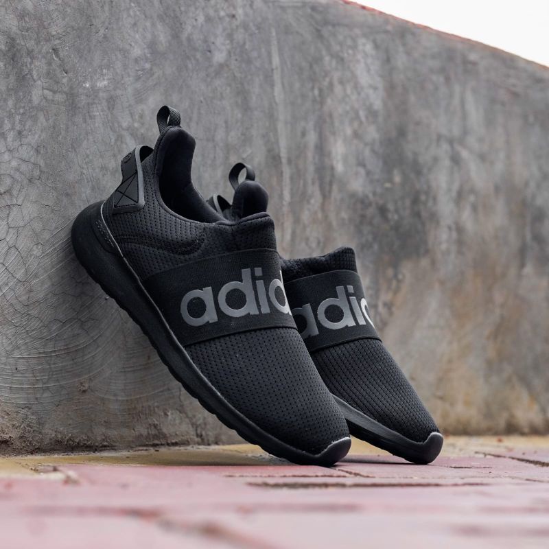 Adidas Neo Cloudfoam Lite Racer Adapt "สีดําล้วน"