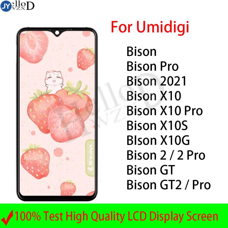 【พร้อมส่ง】หน้าจอสัมผัสดิจิทัล Lcd แบบเต็มจอ สําหรับ umidigi bison 2021 X10 x10s x10g bison GT 2 GT2 